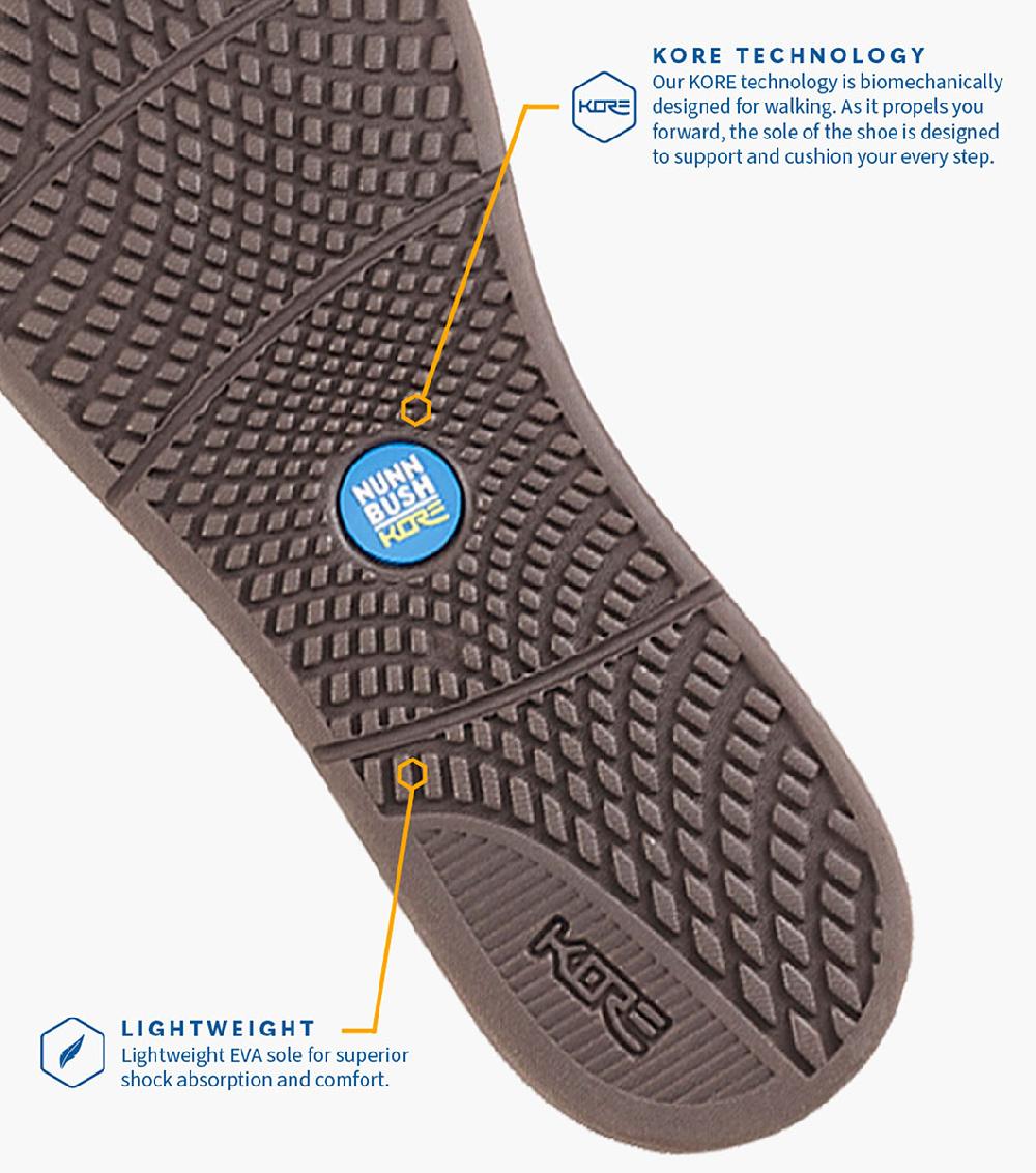 Nunn Bush KORE City Walk  Lace To Toe Oxford