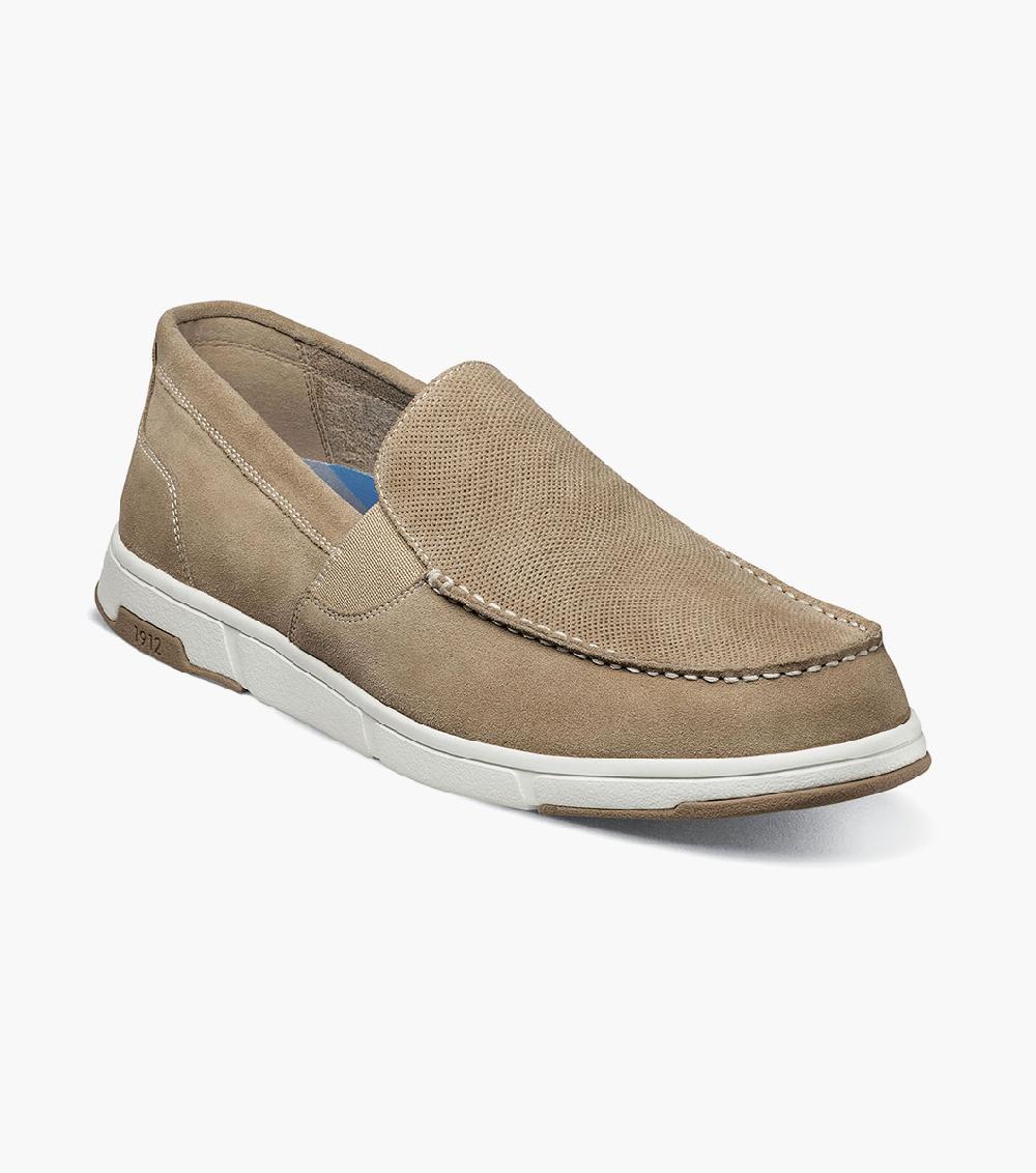 nunn bush Luca  Suede Moc Toe Venetian Slip On