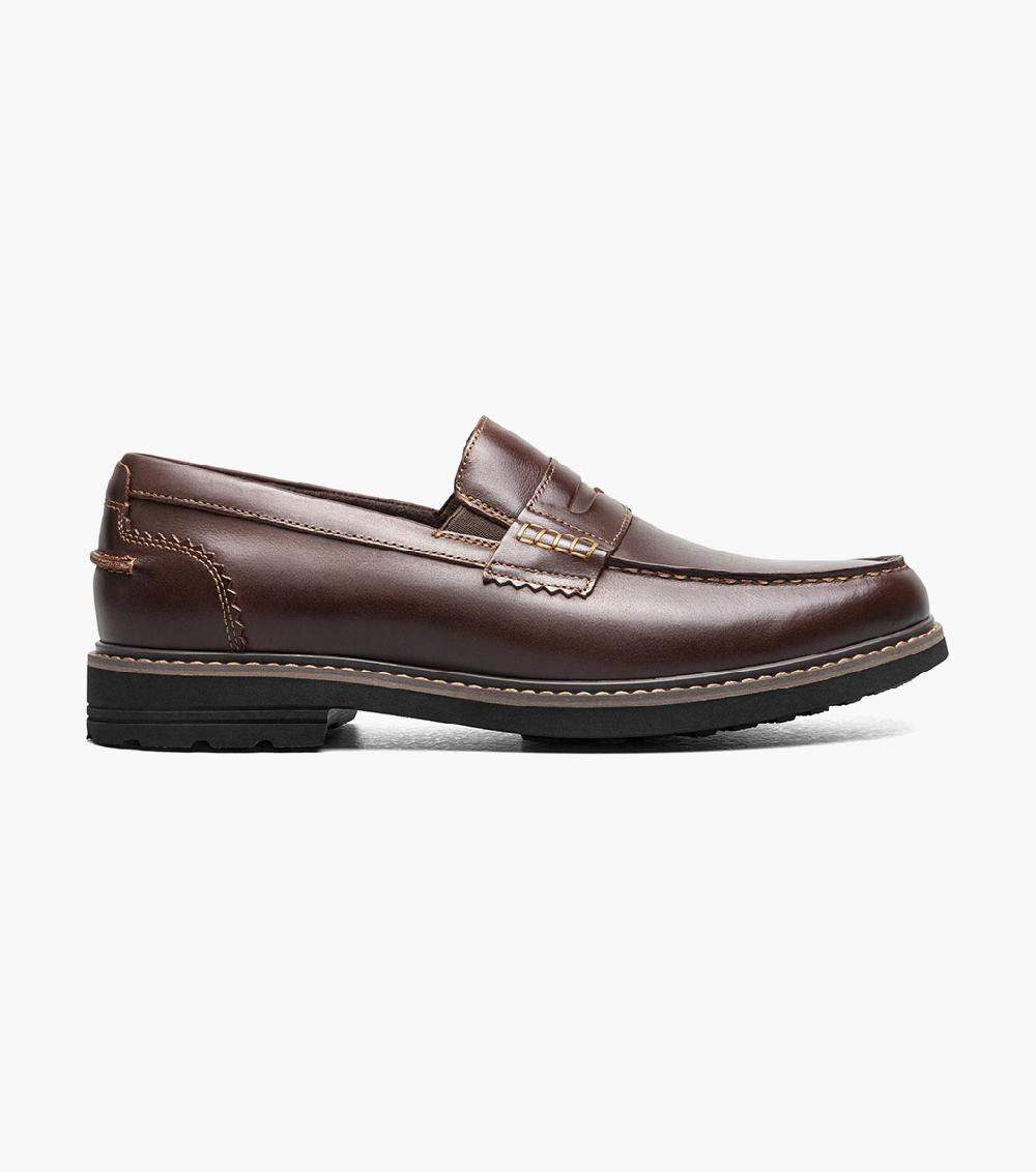 Nunn Bush Odin II Moc Toe Penny Loafer