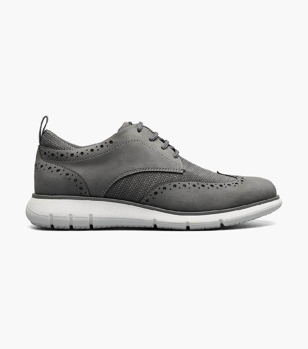 Nunn Bush Stance Knit Wingtip Oxford