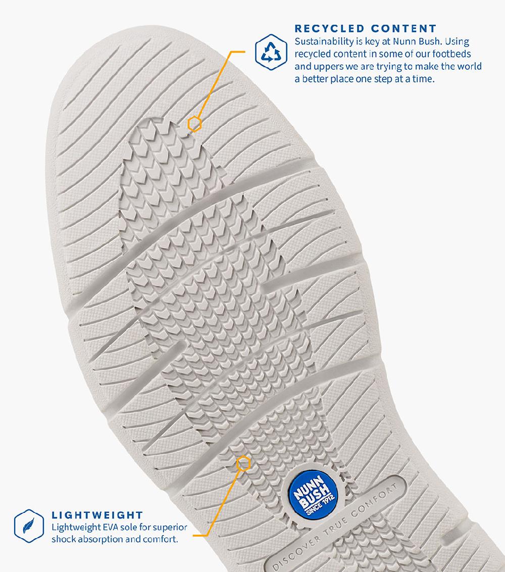 Nunn Bush Stance  Knit Wingtip Oxford