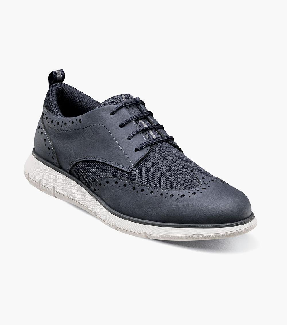 nunn bush Stance  Knit Wingtip Oxford