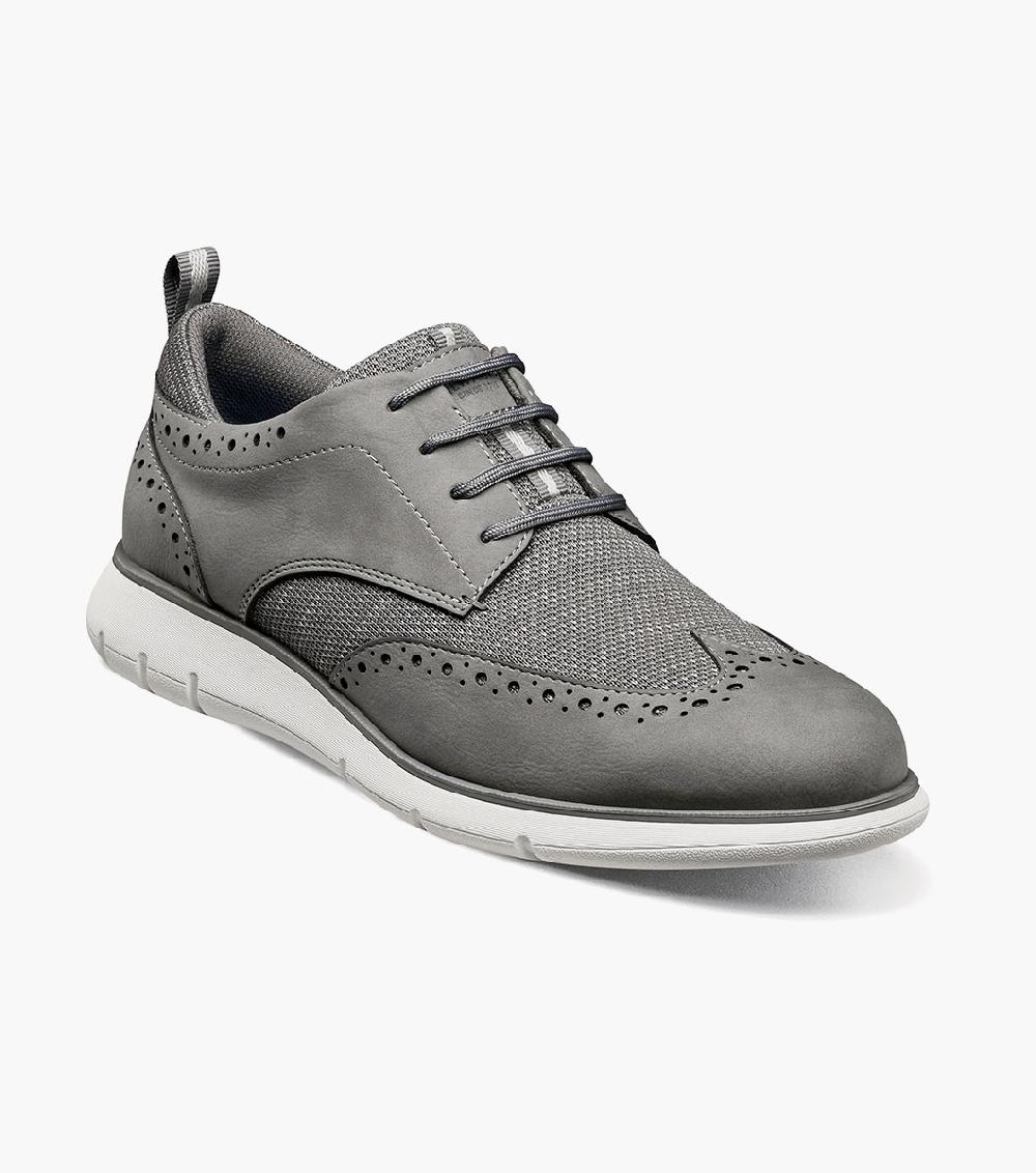 nunn bush Stance  Knit Wingtip Oxford