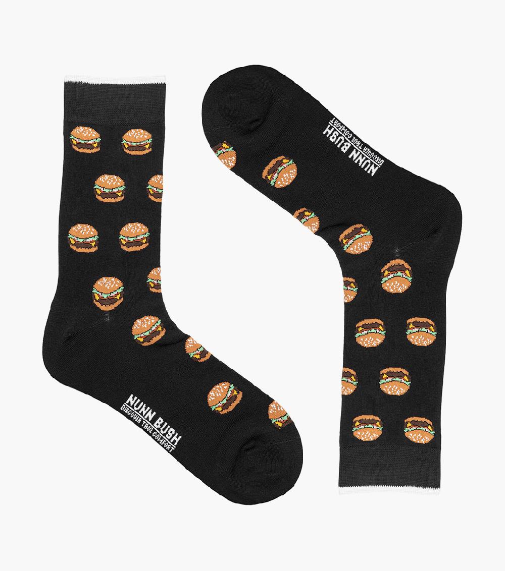 Nunn Bush The Burger Boy Men's Crew Sock