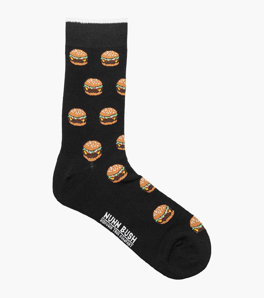 Nunn Bush The Burger Boy Men's Crew Sock