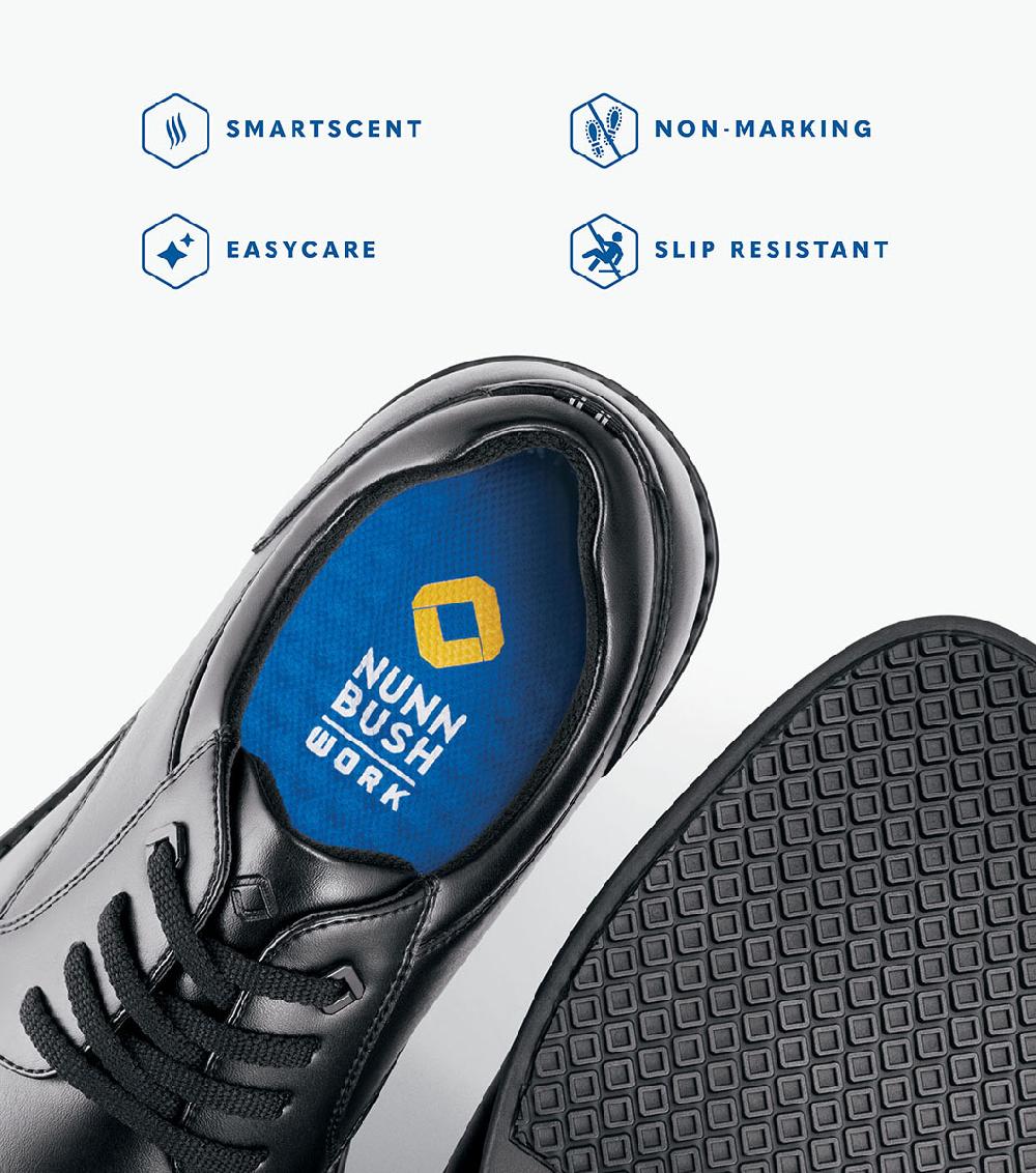 Nunn Bush Wade Work  Plain Toe Oxford