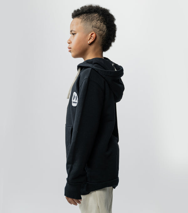 Nununu 1/2 Zip Hoodie Black
