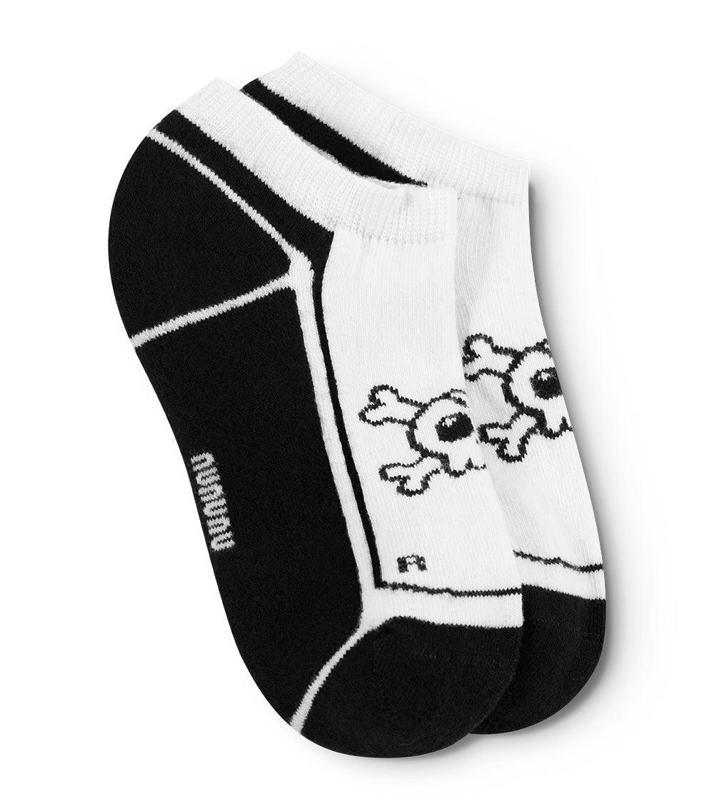 nununu 2-pack skull ankle socks