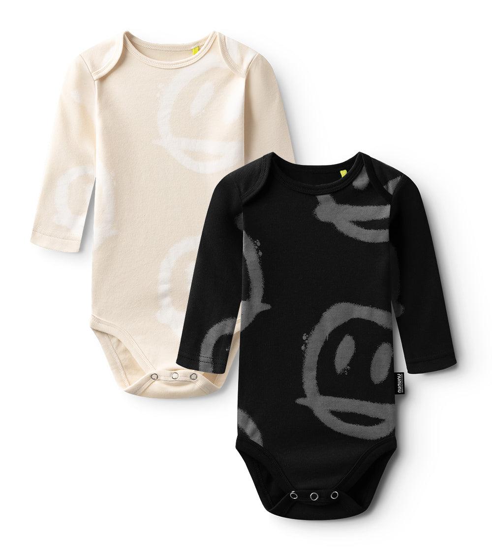 nununu 2-pack smile onesie