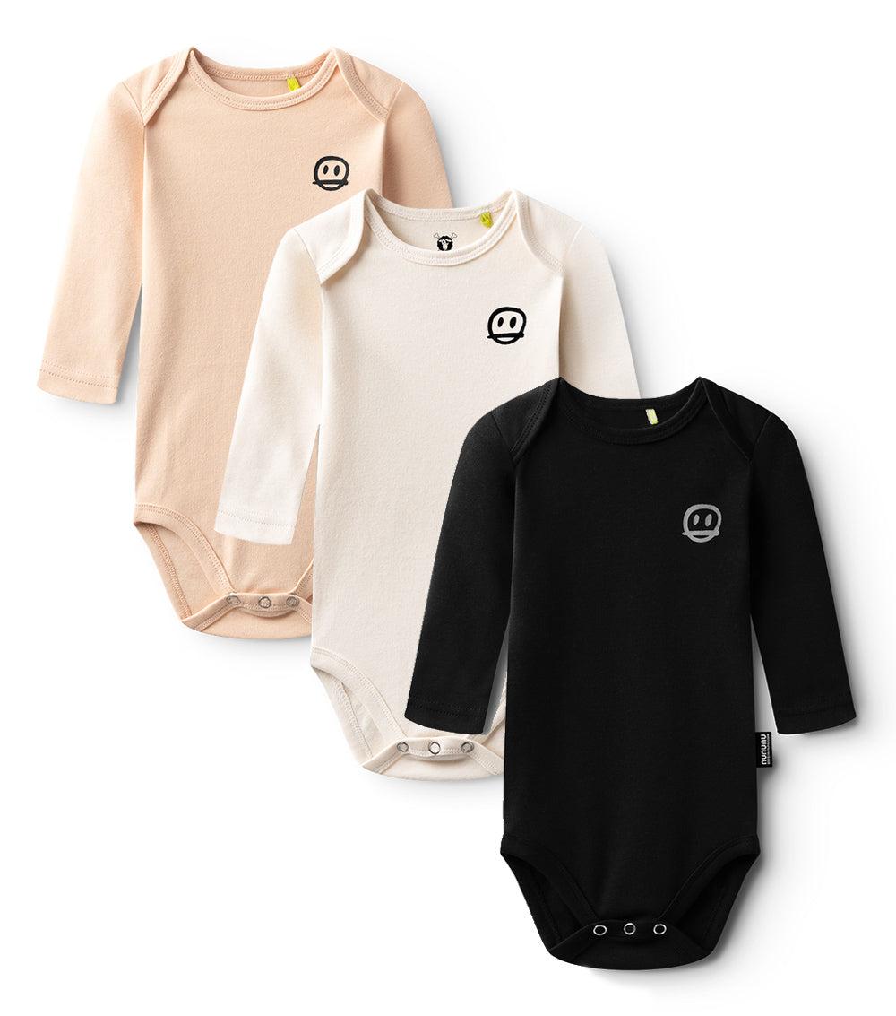 nununu 3-pack essential onesie