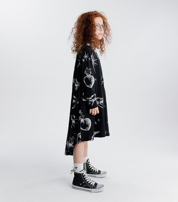 Nununu All Inked 360 Dress Black