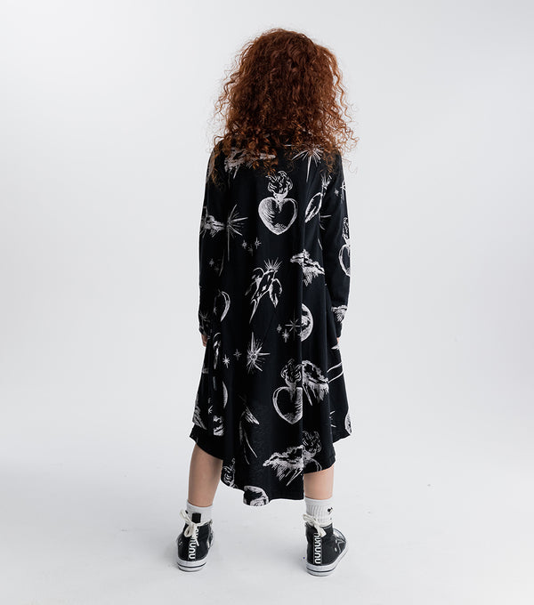 Nununu All Inked 360 Dress Black