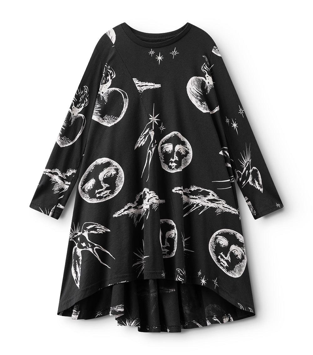 nununu all inked 360 dress black