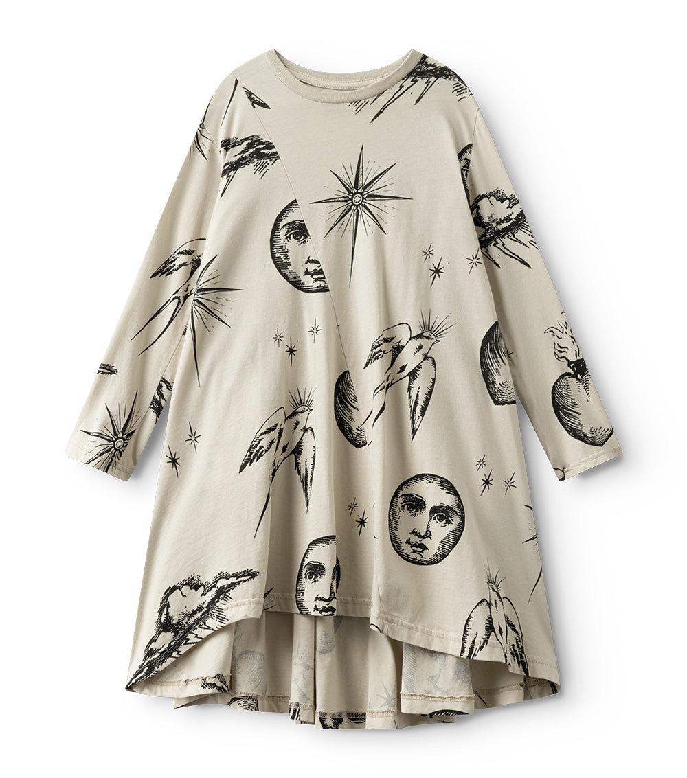 nununu all inked 360 dress smokey natural