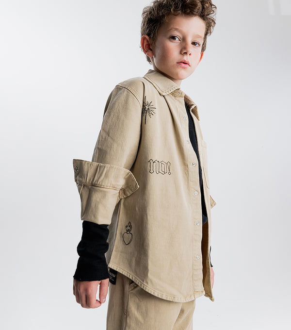 Nununu All Inked Snap Shirt