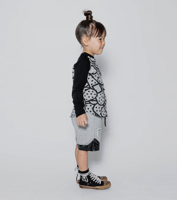 Nununu Bandaid Baseball Shirt Heather Grey