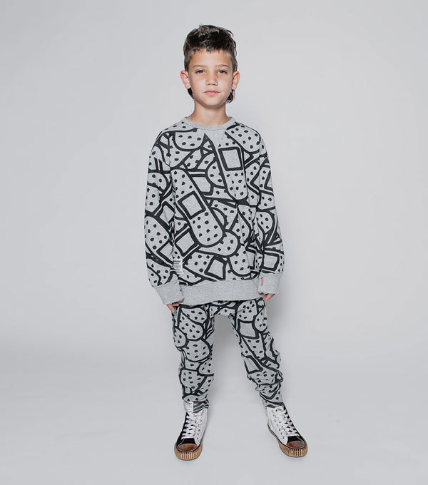 Nununu Bandaid Sweatshirt Heather Grey