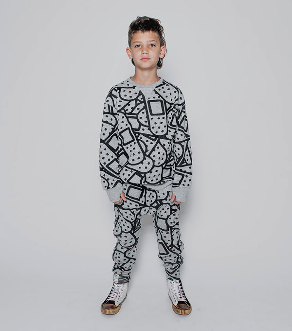 Nununu Bandaid Sweatshirt Heather Grey