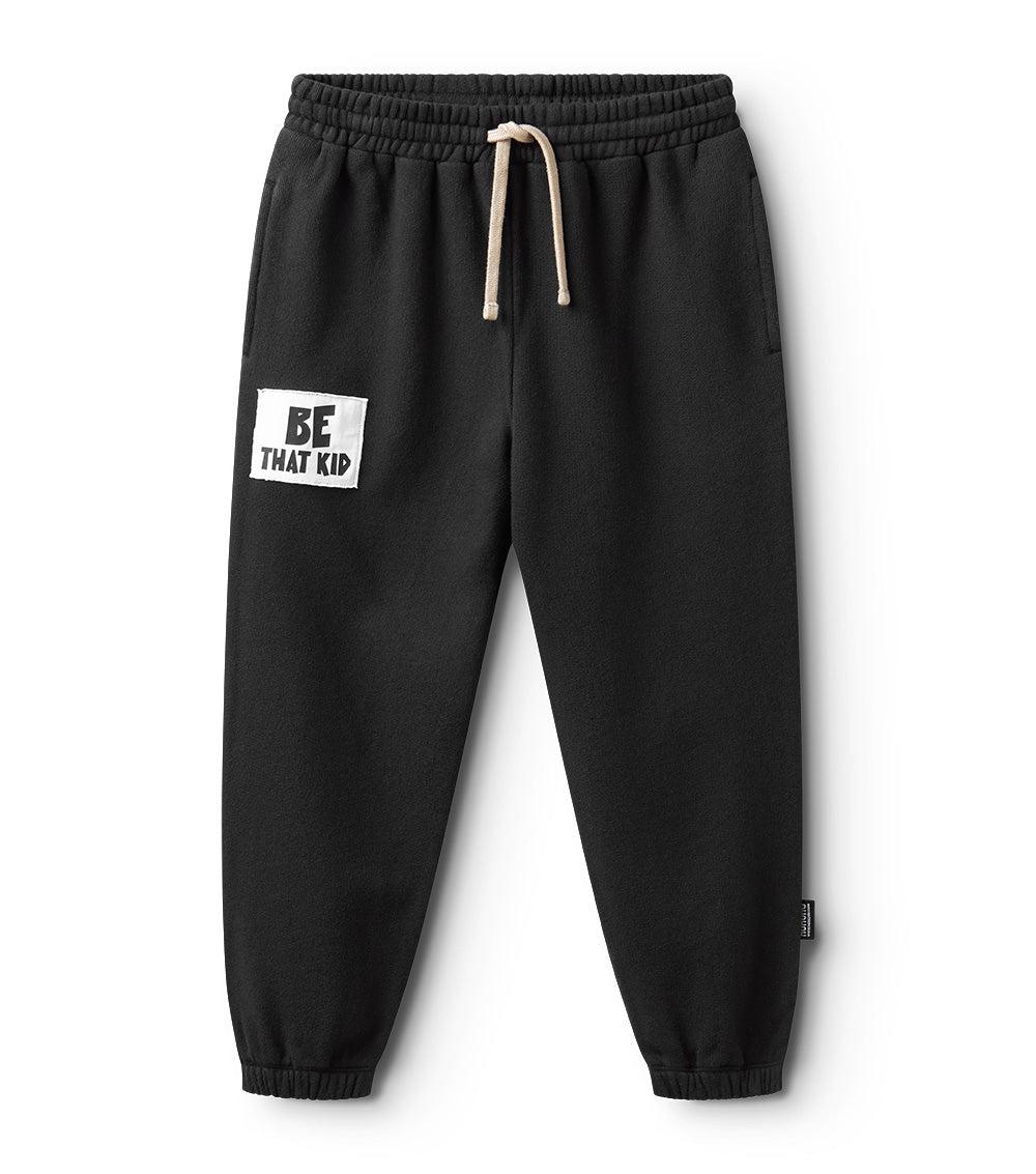 nununu be that kid sweatpants black