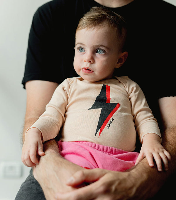 Nununu Bolt Onesie Nude