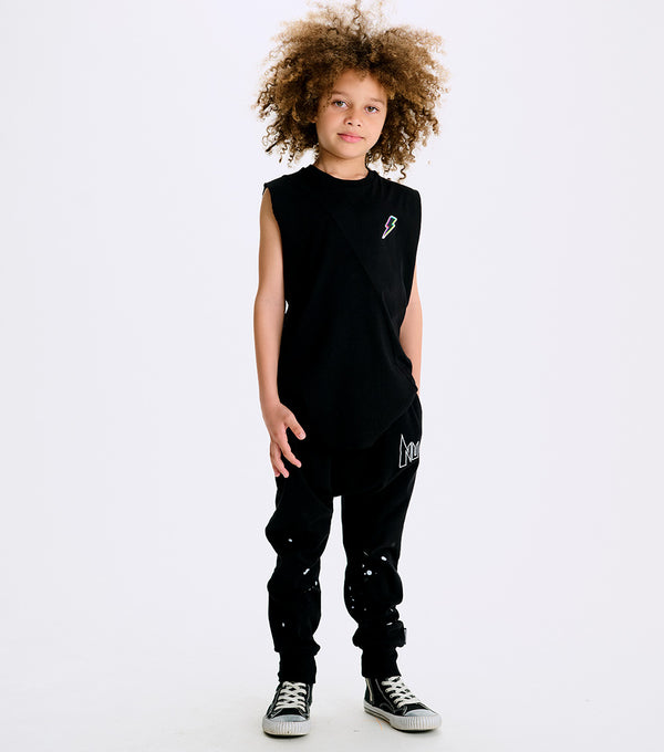 Nununu Bolt Sleeveless Shirt Black