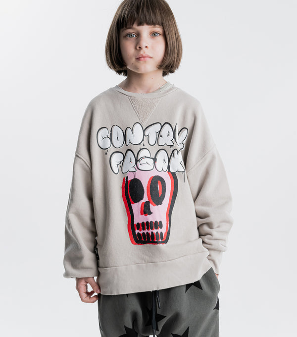 Nununu Bubbly Dizzy Skull Sweatshirt
