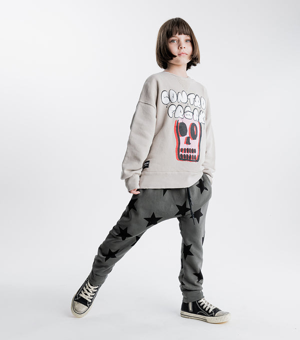 Nununu Bubbly Dizzy Skull Sweatshirt