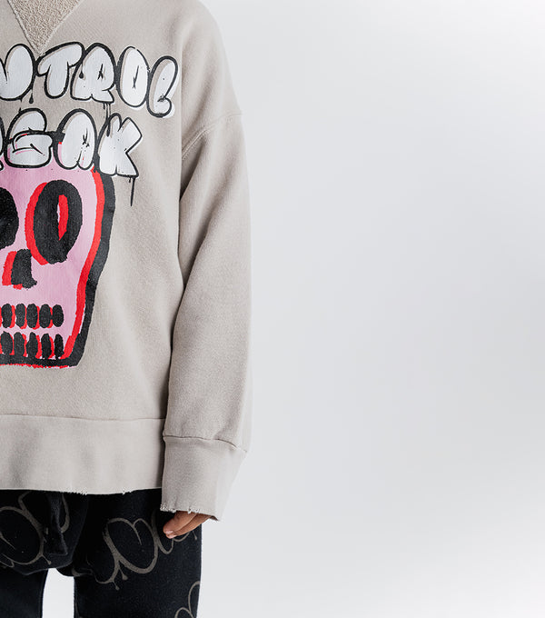 Nununu Bubbly Dizzy Skull Sweatshirt