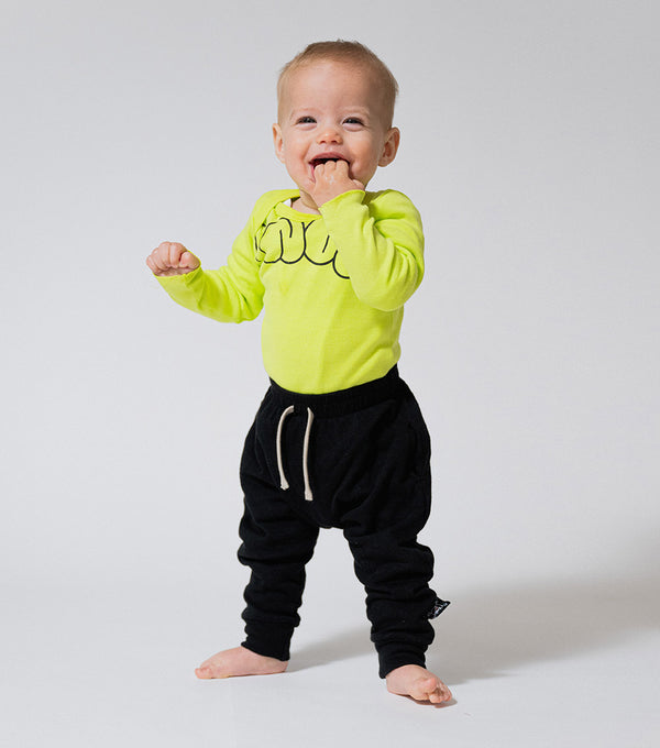 Nununu Bubbly Footed Pants Black