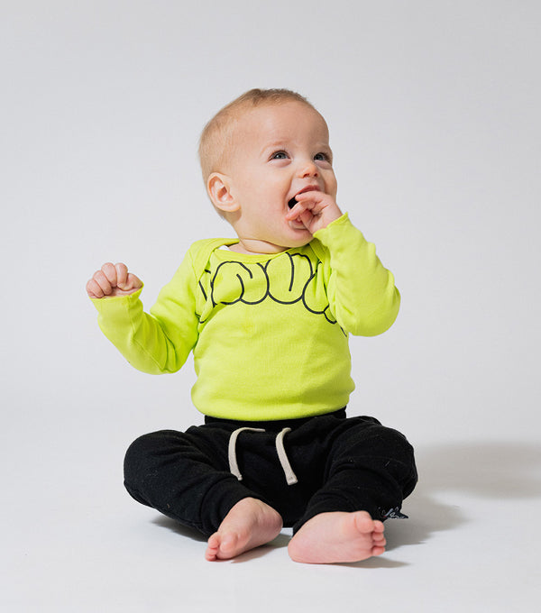 Nununu Bubbly Footed Pants Black