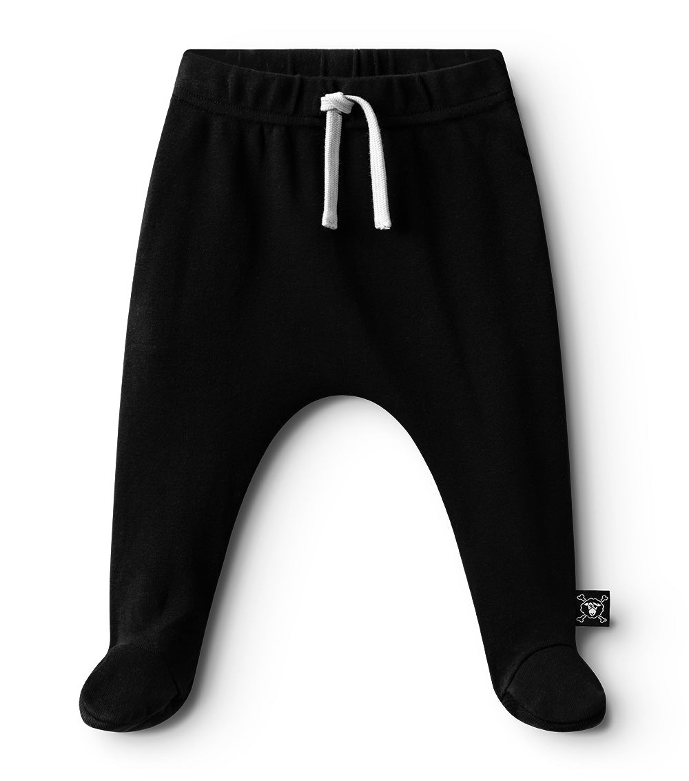 nununu bubbly footed pants black