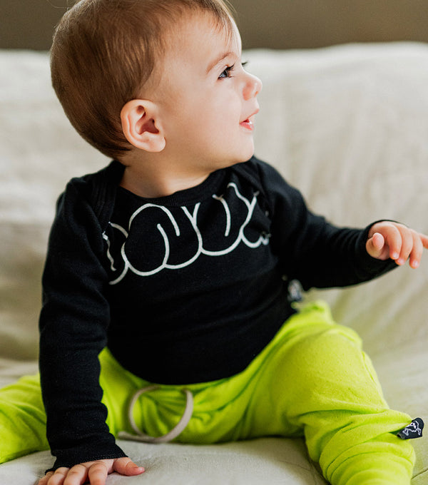 Nununu Bubbly Footed Pants Hot Lime