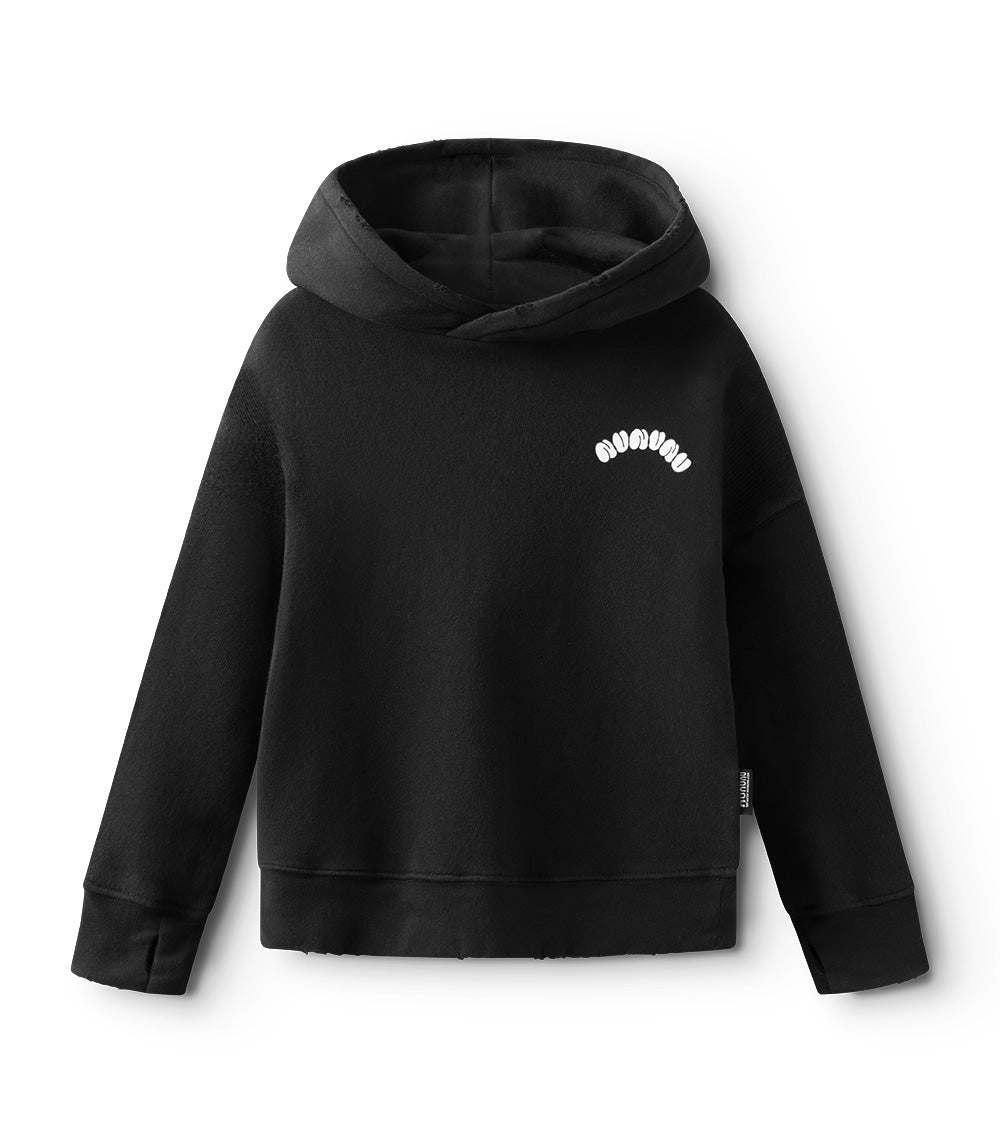 nununu bubbly hoodie black