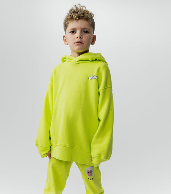 Nununu Bubbly Hoodie Hot Lime