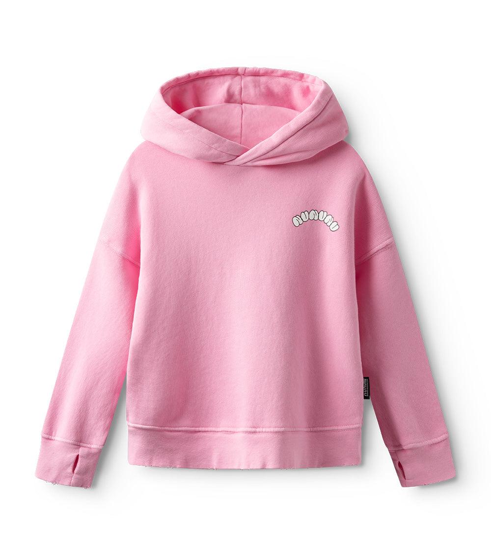 nununu bubbly hoodie super pink