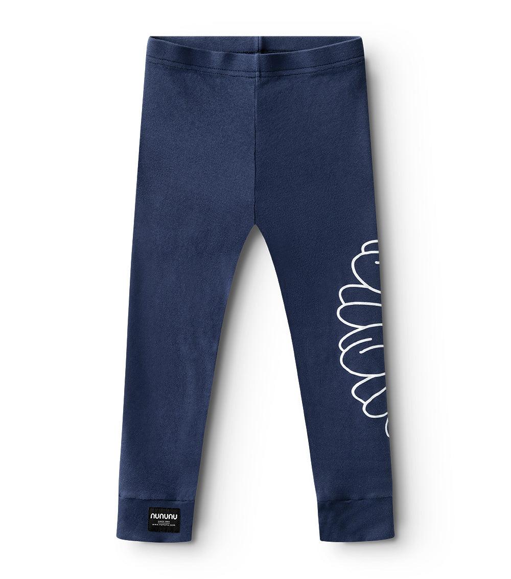 nununu bubbly leggings indigo