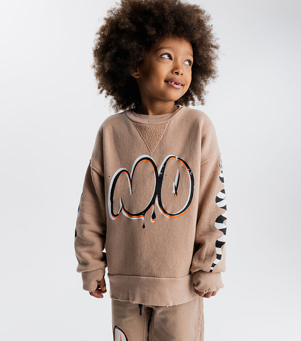 Nununu Bubbly No Sweatshirt Coffee