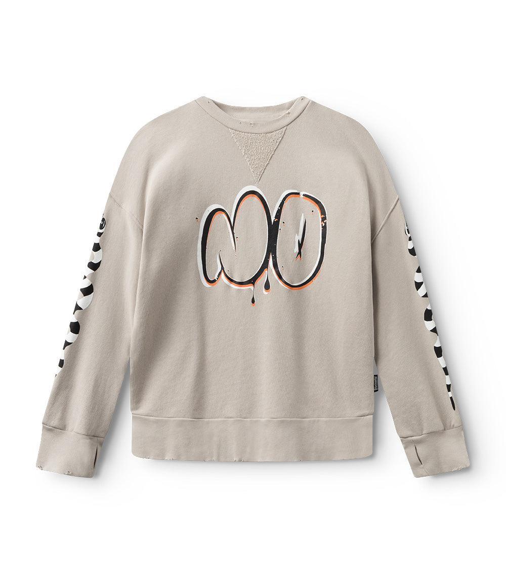 nununu bubbly no sweatshirt smokey grey