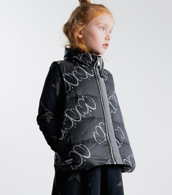 Nununu Bubbly Nununu Down Vest Black