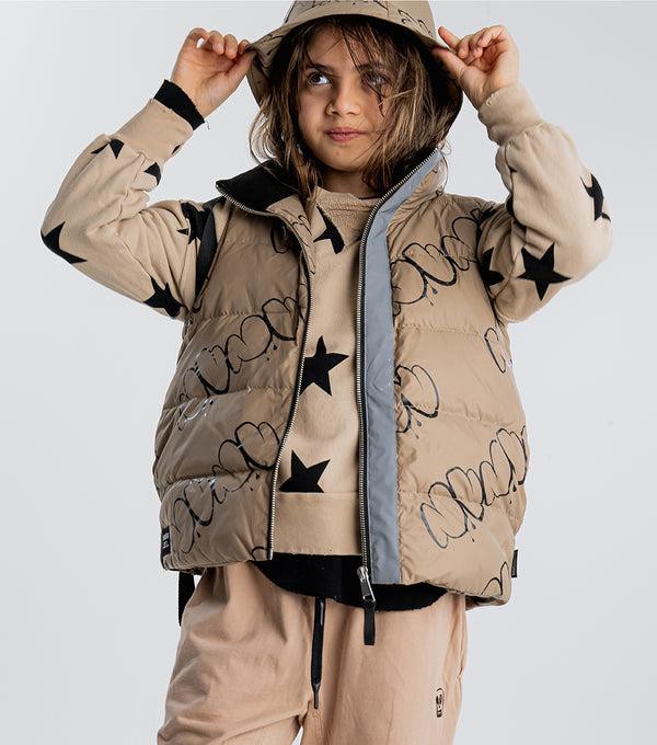 Nununu Bubbly Nununu Down Vest Coffee
