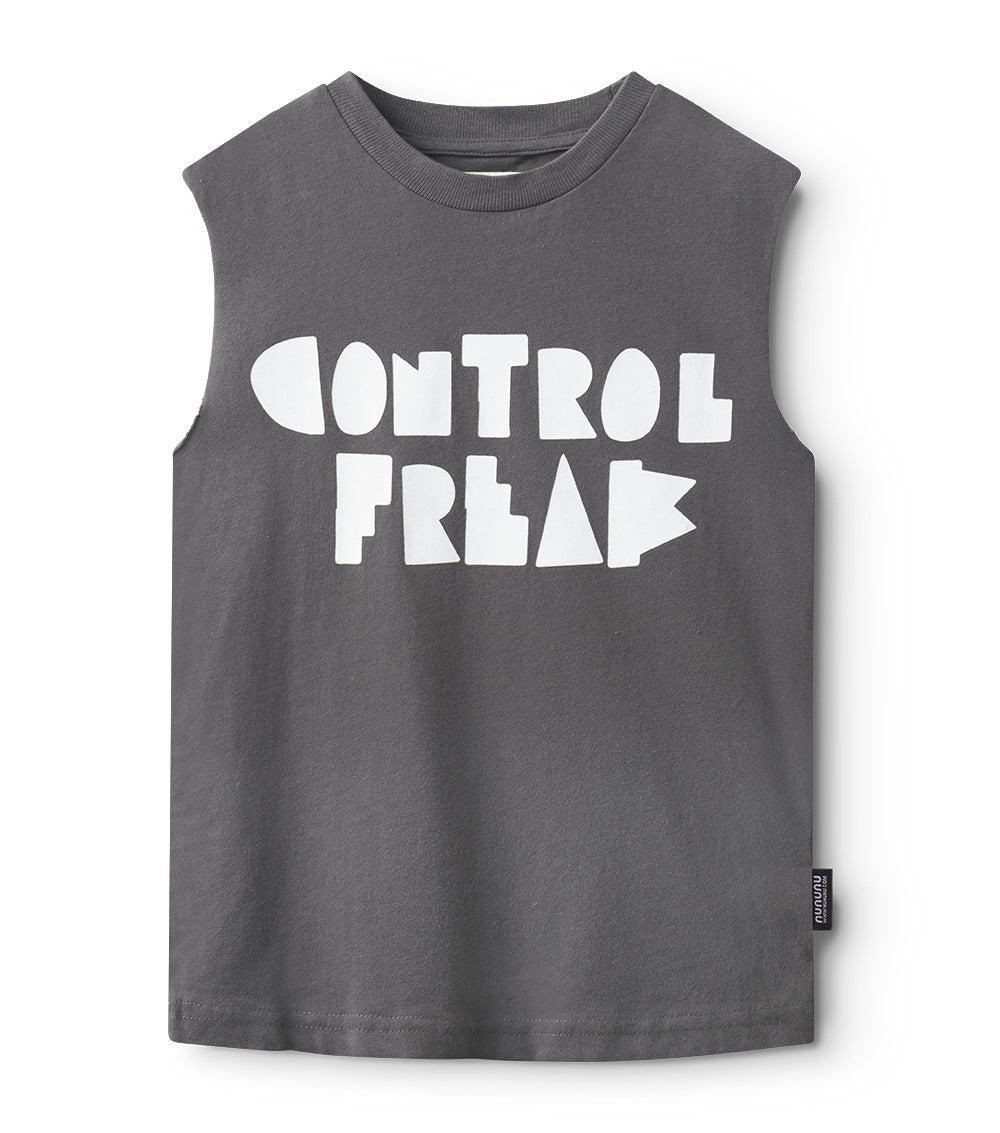 nununu c.f sleeveless shirt graphite
