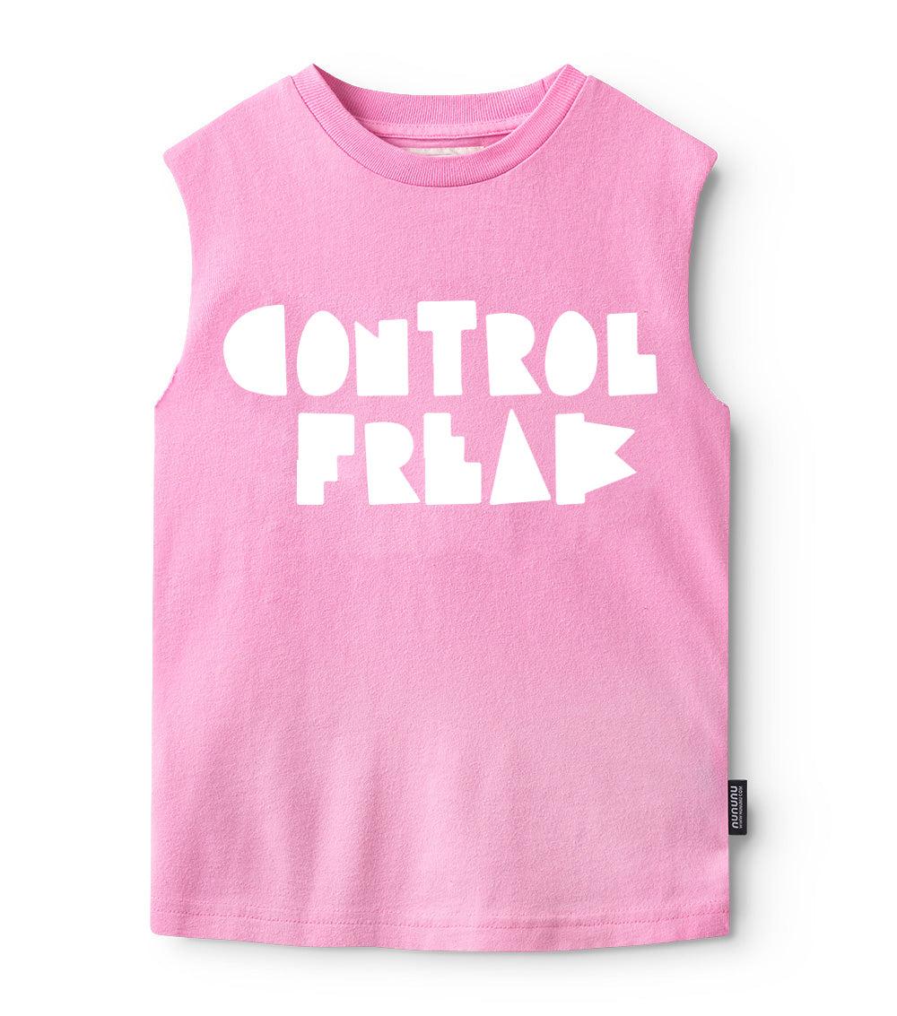 nununu c.f sleeveless shirt super pink