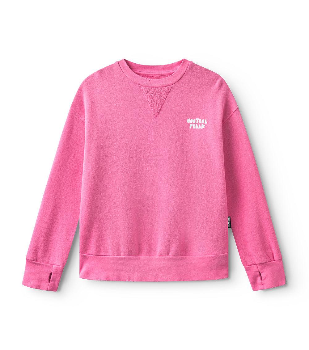 nununu c.f. sweatshirt hot pink