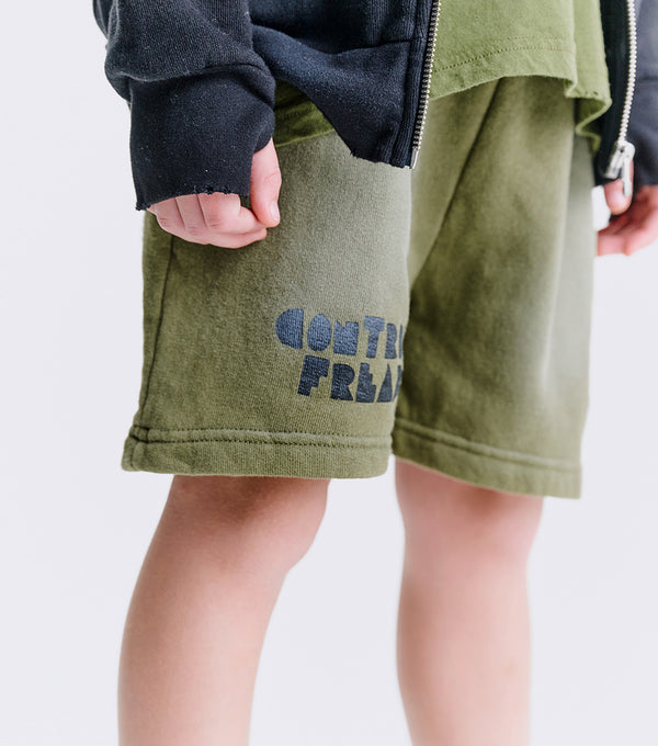 Nununu C.f. Washed Sweatshorts Olive