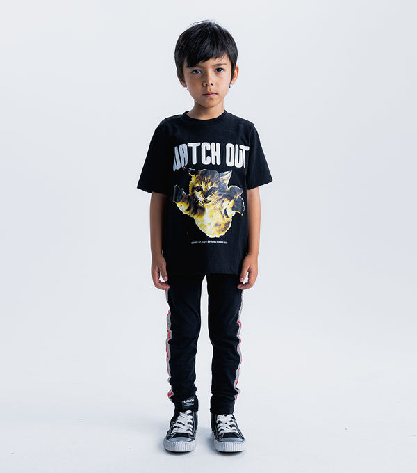 Nununu Cat-a-tonic T-shirt Black