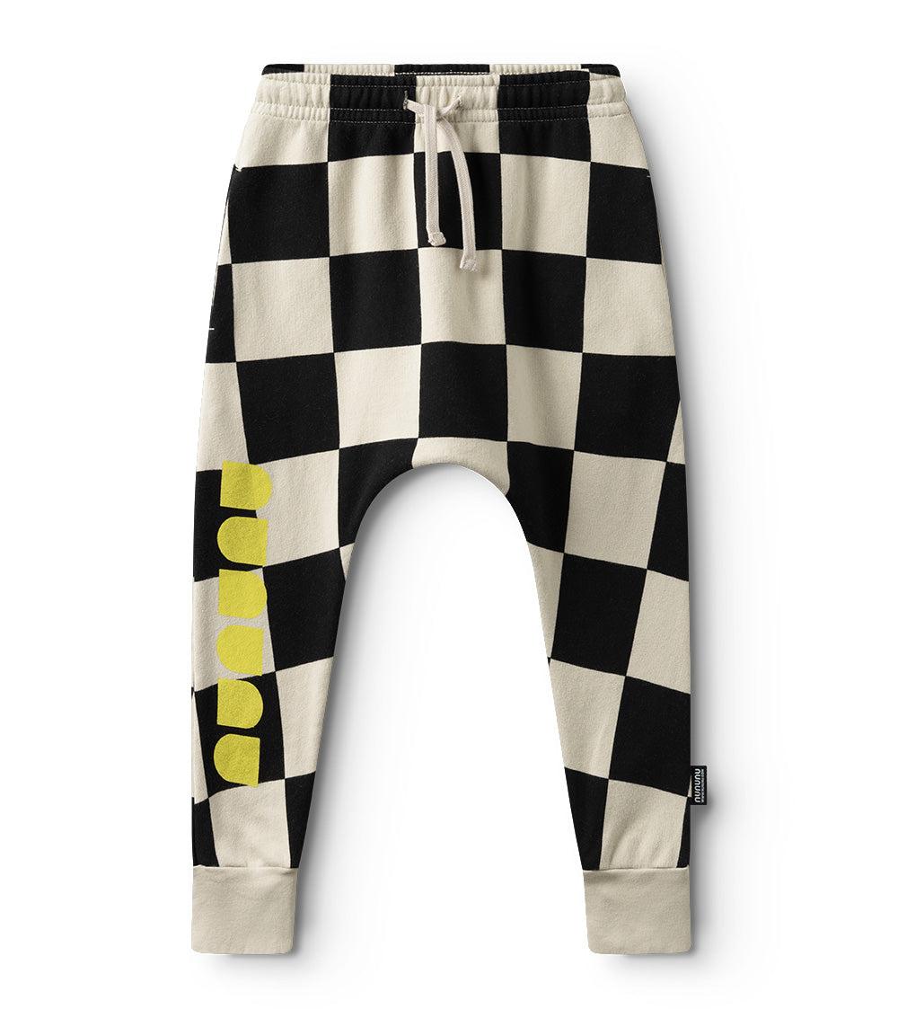 nununu checkmate baggy pants smokey natural