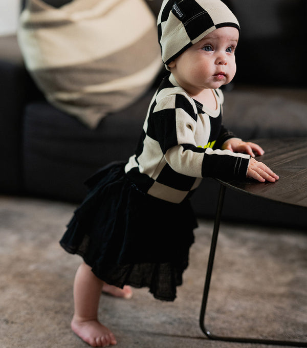 Nununu Checkmate Onesie Skirt