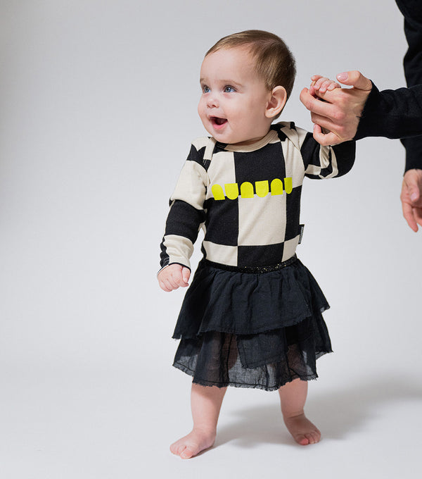Nununu Checkmate Onesie Skirt