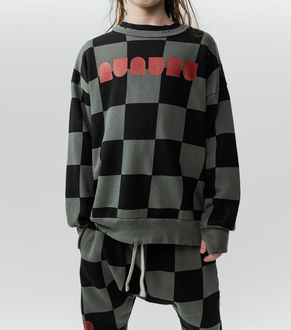 Nununu Checkmate Sweatshirt Graphite