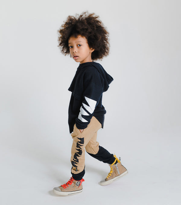 Nununu Colorblock Nununu Baggy Pants Mocha